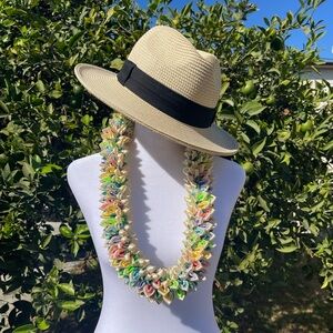 Handmade Leis- Mix color Plumeria flower 41 inch